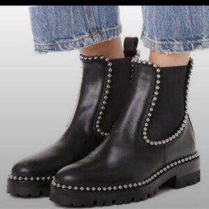 Alexander Wang Spencer studded leather Chelsea boots EU39 9 $935